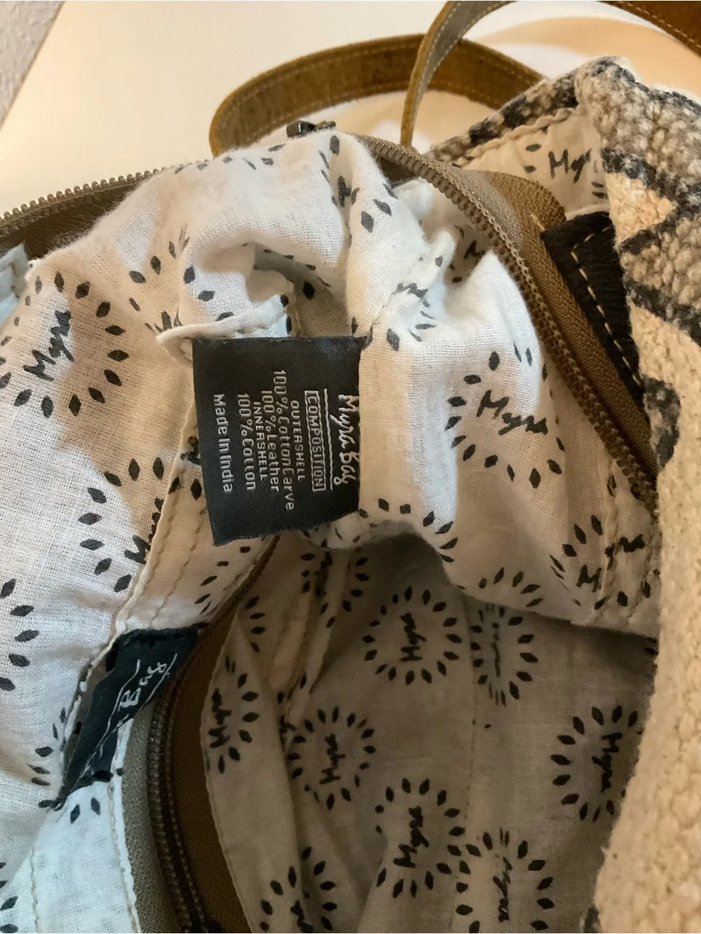 Myra Bag Backpack convertible Aztec print